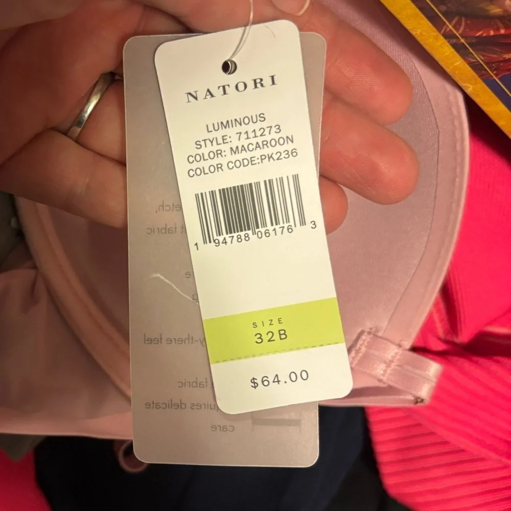 NWT Natori Luminous Demi Contour Underwire Bra sz 32B